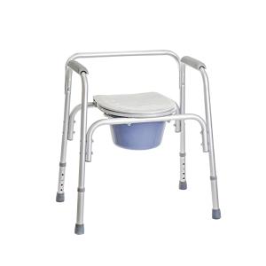 commode chair with arm rest
