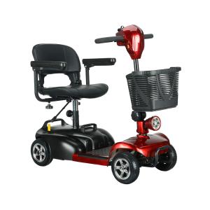4 Wheel Mobility Scooter for Seniors red